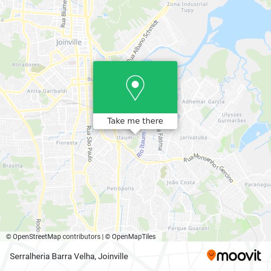 Serralheria Barra Velha map