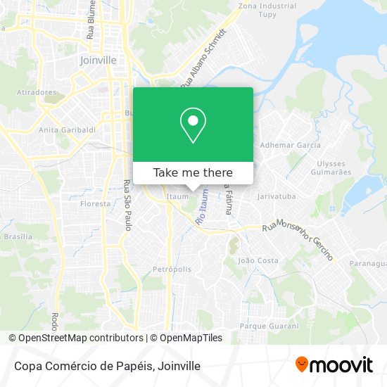 Copa Comércio de Papéis map