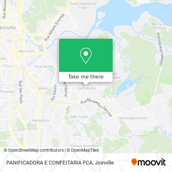 Mapa PANIFICADORA E CONFEITARIA FCA