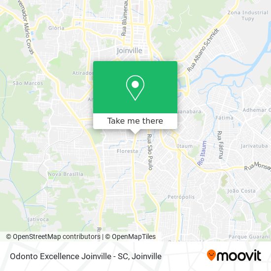 Odonto Excellence Joinville - SC map