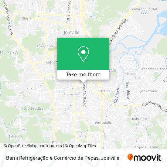 Barni Refrigeração e Comércio de Peças map