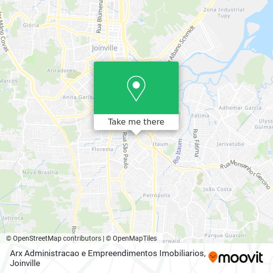 Arx Administracao e Empreendimentos Imobiliarios map