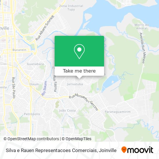 Silva e Rauen Representacoes Comerciais map