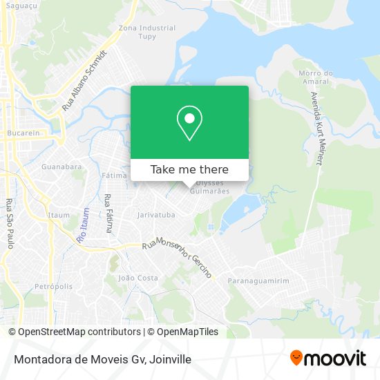 Montadora de Moveis Gv map
