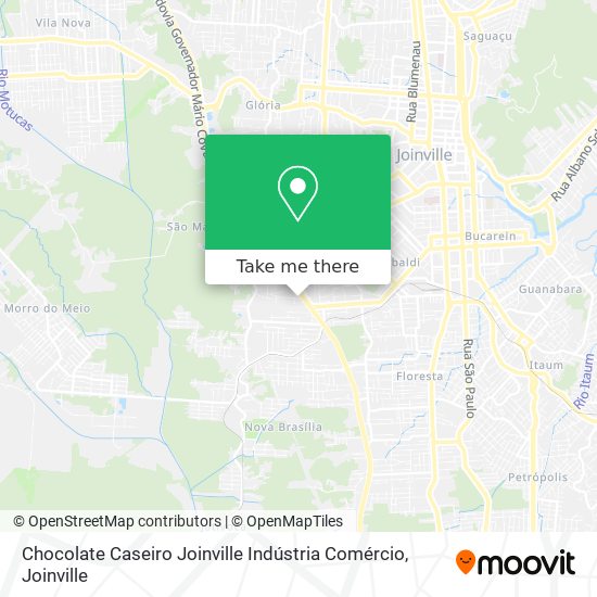 Chocolate Caseiro Joinville Indústria Comércio map