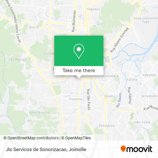 Mapa Jls Servicos de Sonorizacao