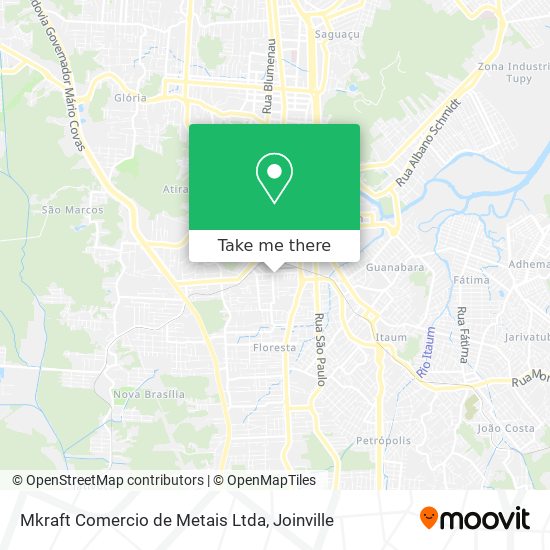 Mapa Mkraft Comercio de Metais Ltda