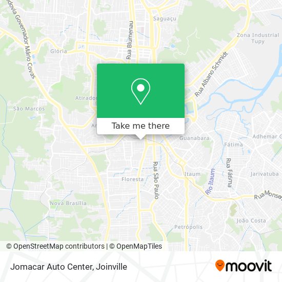 Jomacar Auto Center map