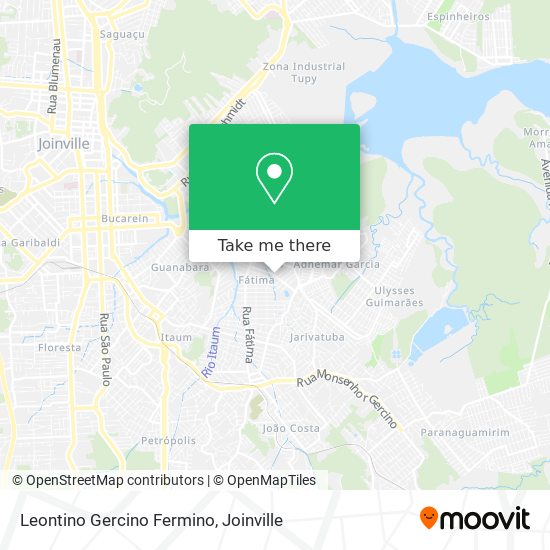 Leontino Gercino Fermino map
