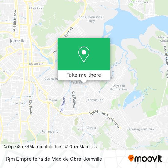 Rjm Empreiteira de Mao de Obra map