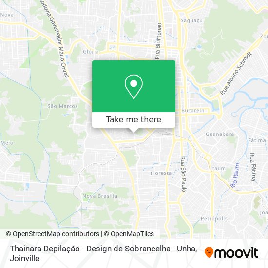 Thainara Depilação - Design de Sobrancelha - Unha map