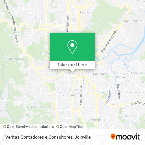 Veritas Contadores e Consultores map