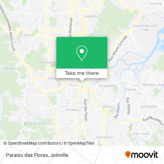 Paraíso das Flores map