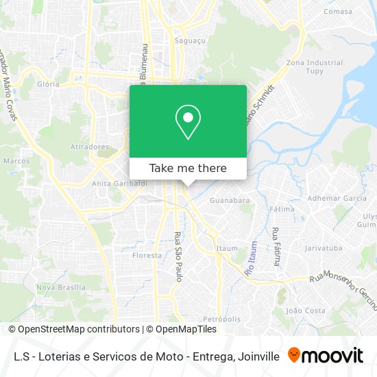 L.S - Loterias e Servicos de Moto - Entrega map