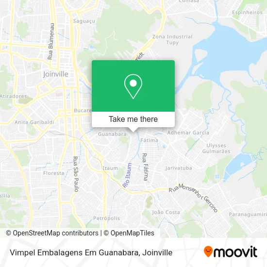 Vimpel Embalagens Em Guanabara map