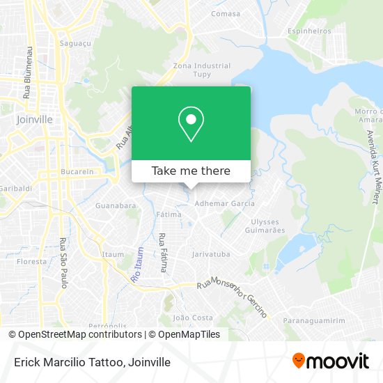 Erick Marcilio Tattoo map