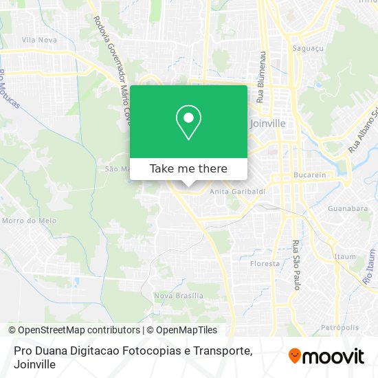 Pro Duana Digitacao Fotocopias e Transporte map