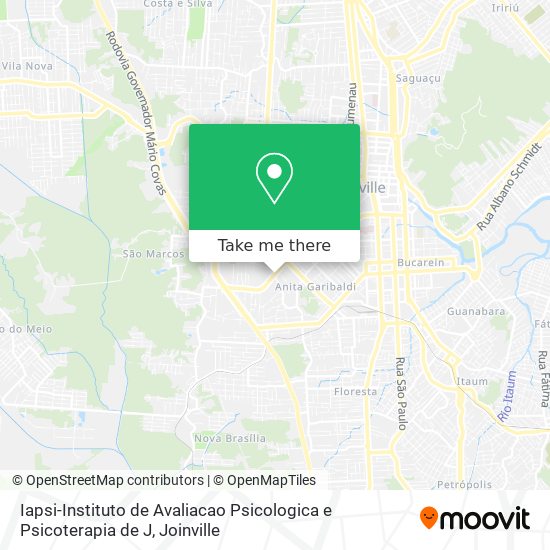 Iapsi-Instituto de Avaliacao Psicologica e Psicoterapia de J map