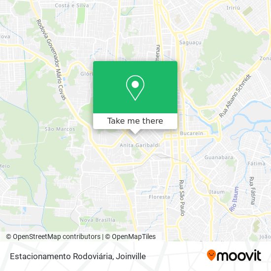 Estacionamento Rodoviária map