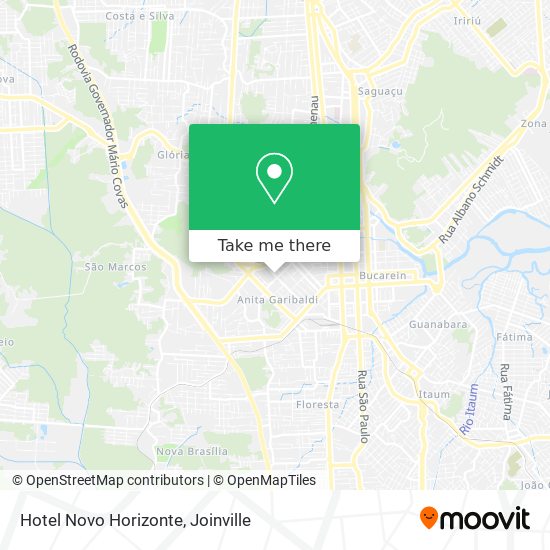 Hotel Novo Horizonte map