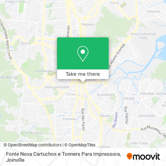 Fonte Nova Cartuchos e Tonners Para Impressora map