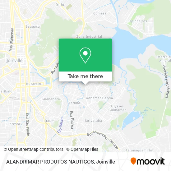 ALANDRIMAR PRODUTOS NAUTICOS map