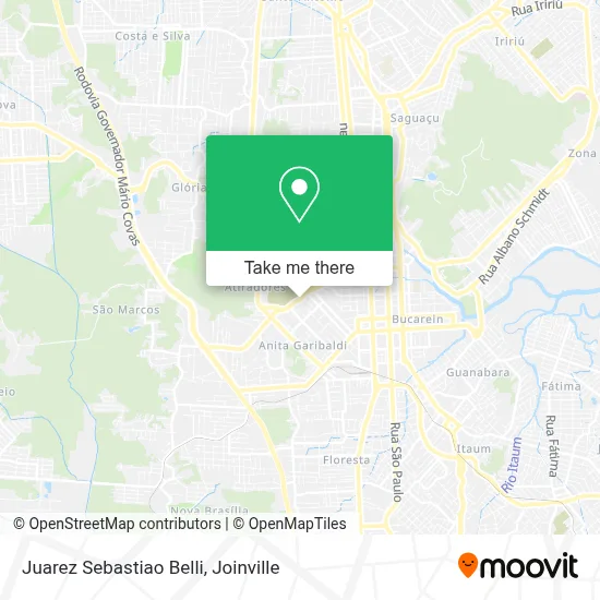 Juarez Sebastiao Belli map