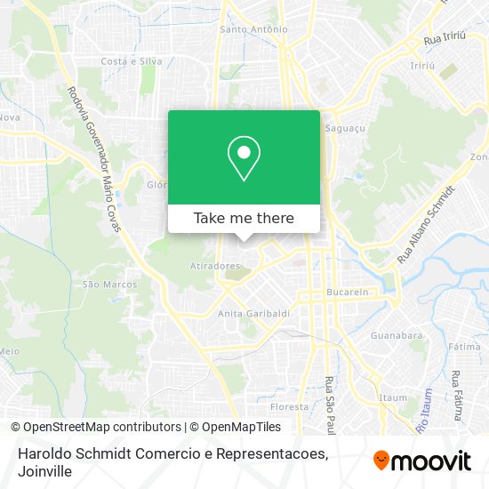 Haroldo Schmidt Comercio e Representacoes map