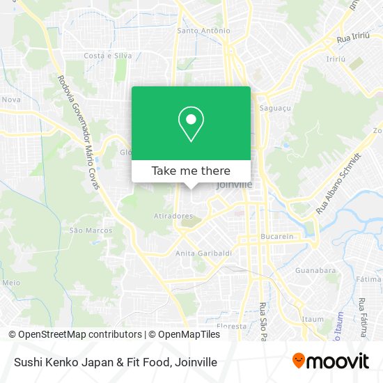 Sushi Kenko Japan & Fit Food map