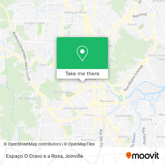 Espaço O Cravo e a Rosa map