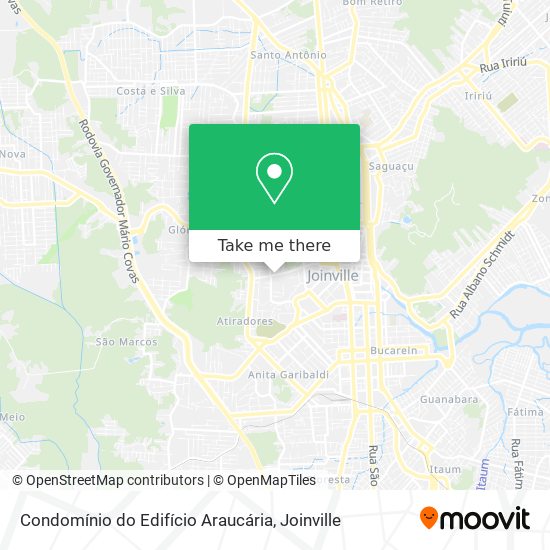 Condomínio do Edifício Araucária map