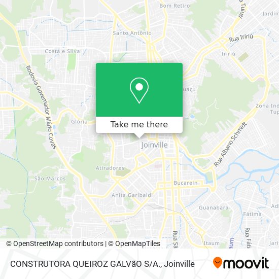 CONSTRUTORA QUEIROZ GALVãO S / A. map