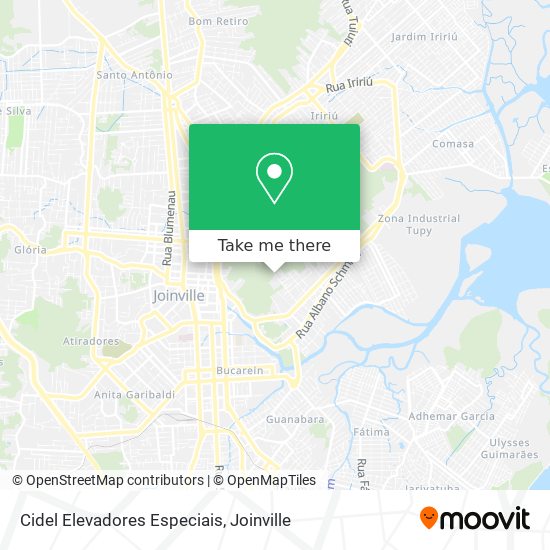 Cidel Elevadores Especiais map