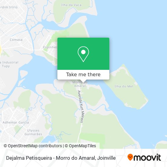 Dejalma Petisqueira - Morro do Amaral map