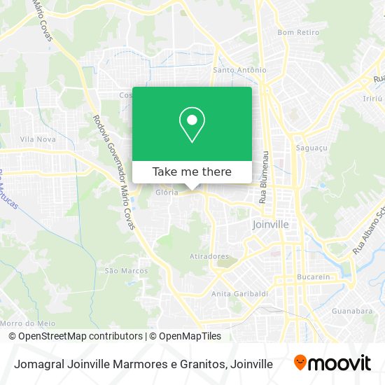 Jomagral Joinville Marmores e Granitos map