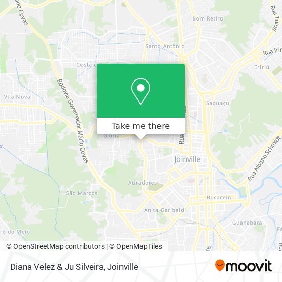 Diana Velez & Ju Silveira map