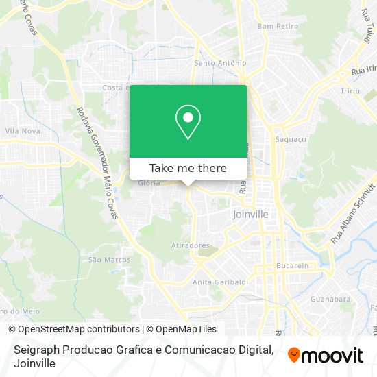 Mapa Seigraph Producao Grafica e Comunicacao Digital
