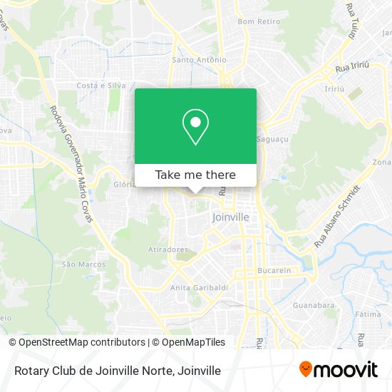 Rotary Club de Joinville Norte map