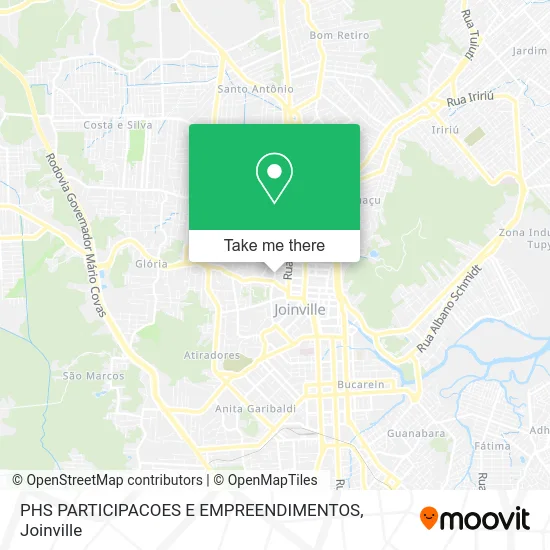 PHS PARTICIPACOES E EMPREENDIMENTOS map