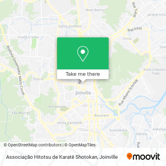 Associação Hitotsu de Karatê Shotokan map