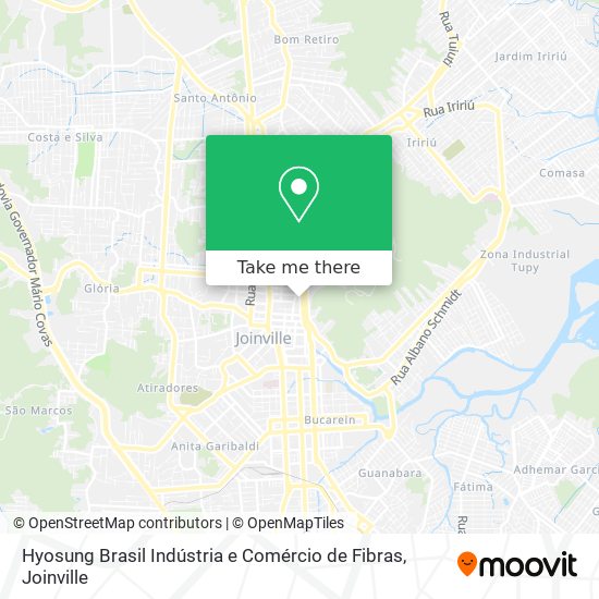 Hyosung Brasil Indústria e Comércio de Fibras map
