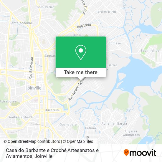 Casa do Barbante e Crochê,Artesanatos e Aviamentos map