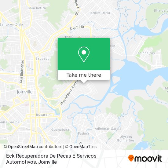 Eck Recuperadora De Pecas E Servicos Automotivos map
