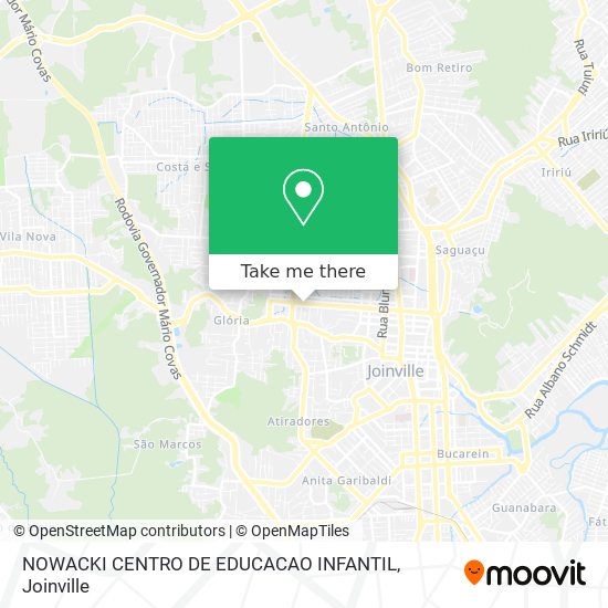 Mapa NOWACKI CENTRO DE EDUCACAO INFANTIL
