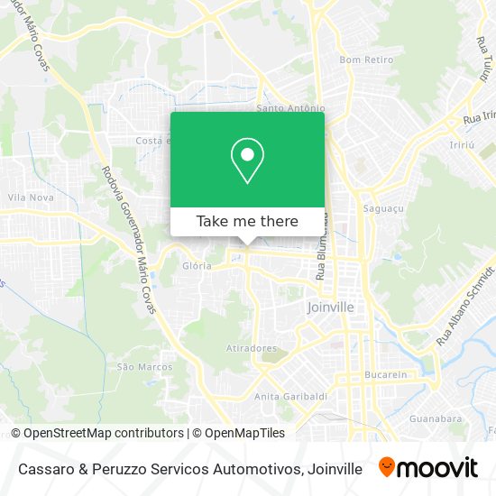 Mapa Cassaro & Peruzzo Servicos Automotivos