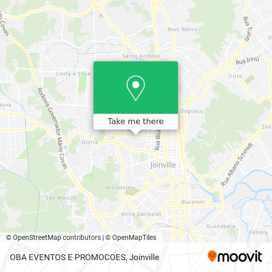 OBA EVENTOS E PROMOCOES map