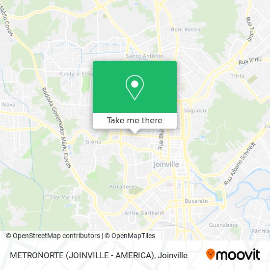Mapa METRONORTE (JOINVILLE - AMERICA)