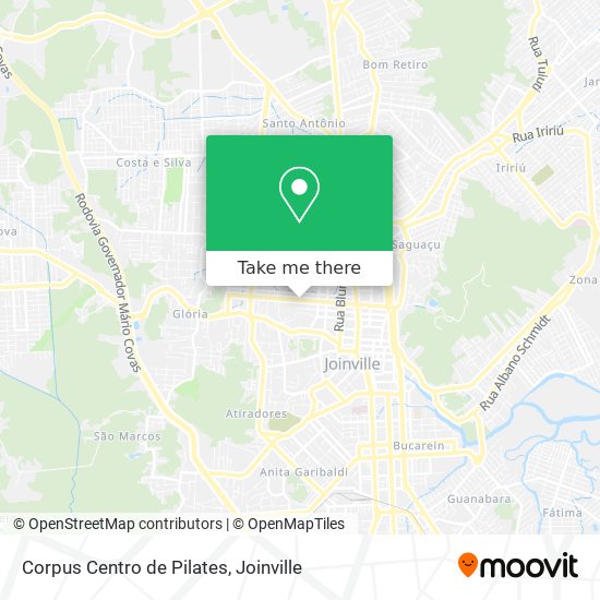 Corpus Centro de Pilates map