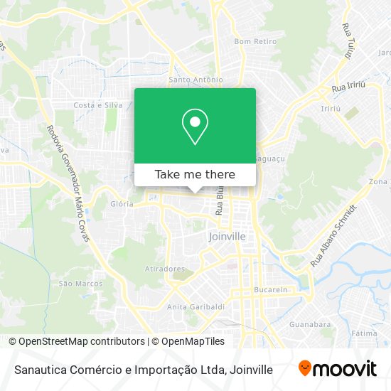 Sanautica Comércio e Importação Ltda map