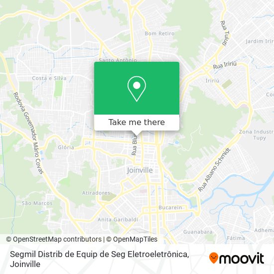 Segmil Distrib de Equip de Seg Eletroeletrônica map